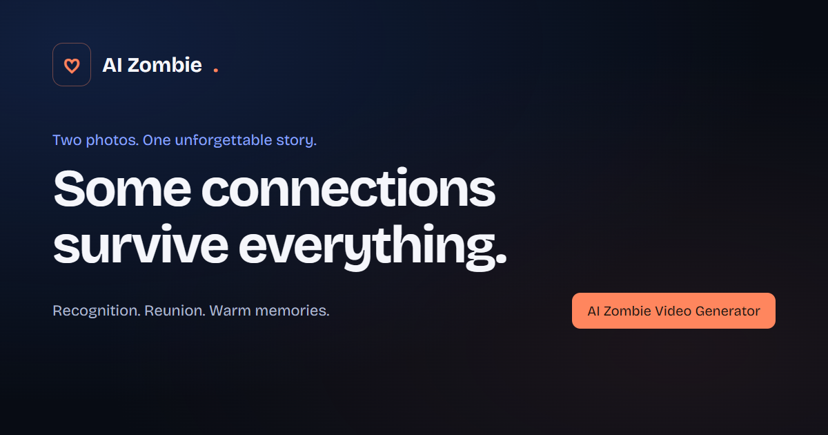 AI Zombie Video Generator - Make Your Own Zombie Love Story